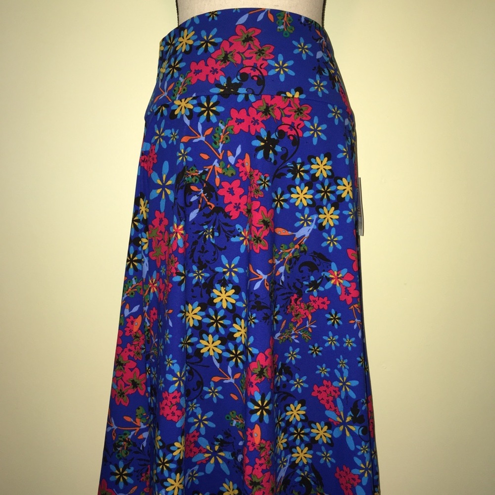 Azure LuLaroe Skirt 2x